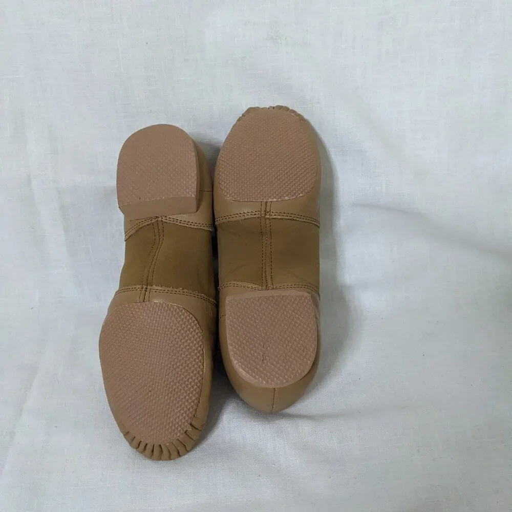 Kids Tan Slip-On Dance Shoes